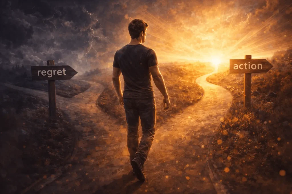 Regret to Action
