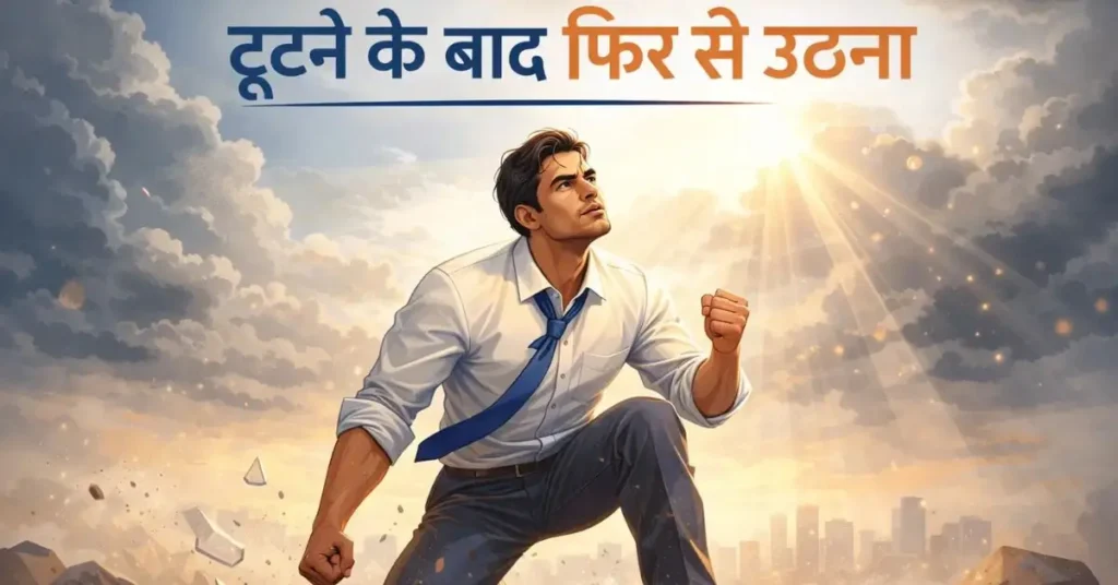 टूटने के बाद फिर से उठना