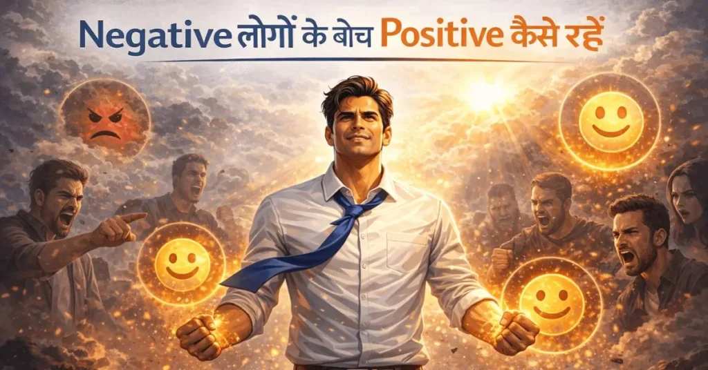 Negative लोगों के बीच positive कैसे रहें - 5 तरीके