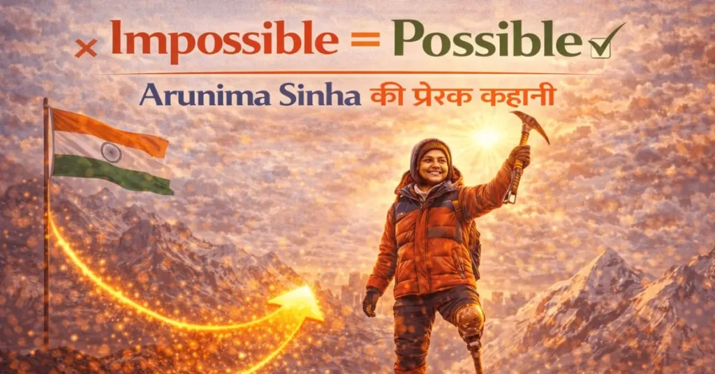 Impossible को Possible कैसे बनाएं – 7 Powerful Lessons from Arunima Sinha